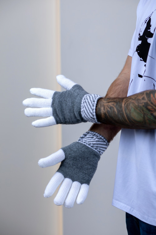 Перчатки «HardStyle» серые