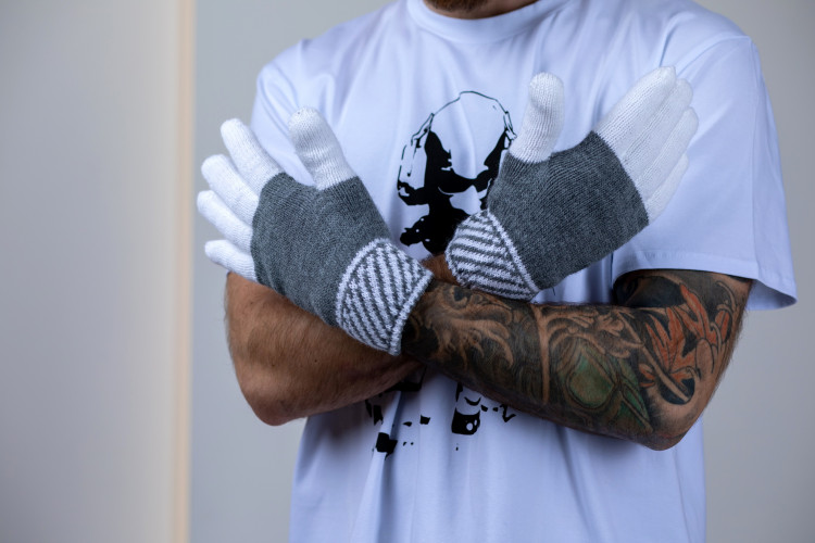 Перчатки «HardStyle» серые