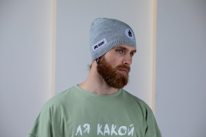 Шапка «HardLegion серая»