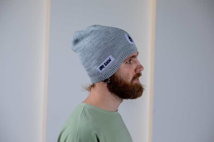 Шапка «HardLegion серая»