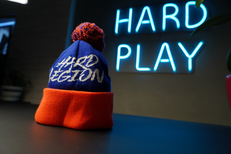 Шапка «HardLegion синяя»