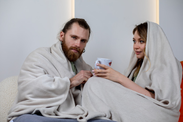 Плед бежевый