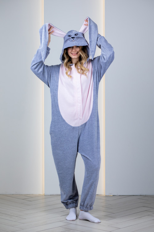 Кигуруми Заяц розовый