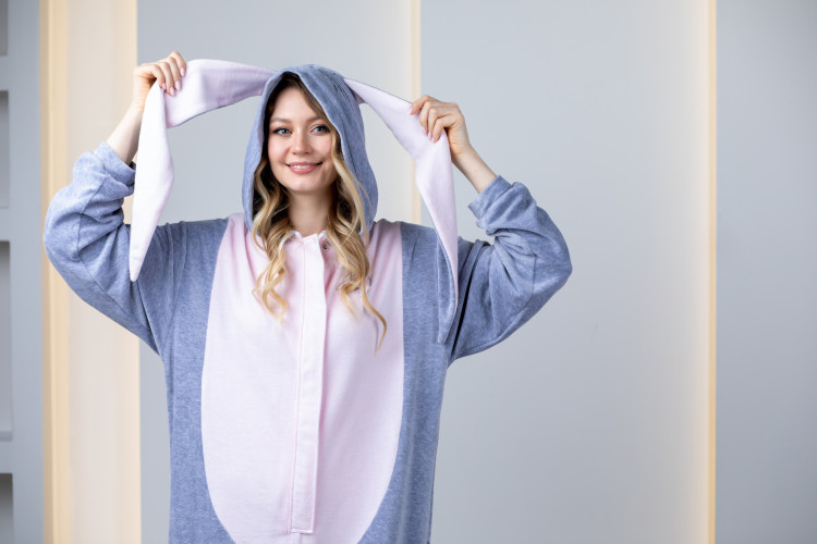 Кигуруми Заяц розовый