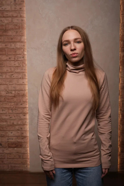 Водолазка "Base" бежевая