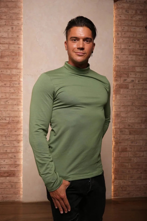 Водолазка "Base" зеленая