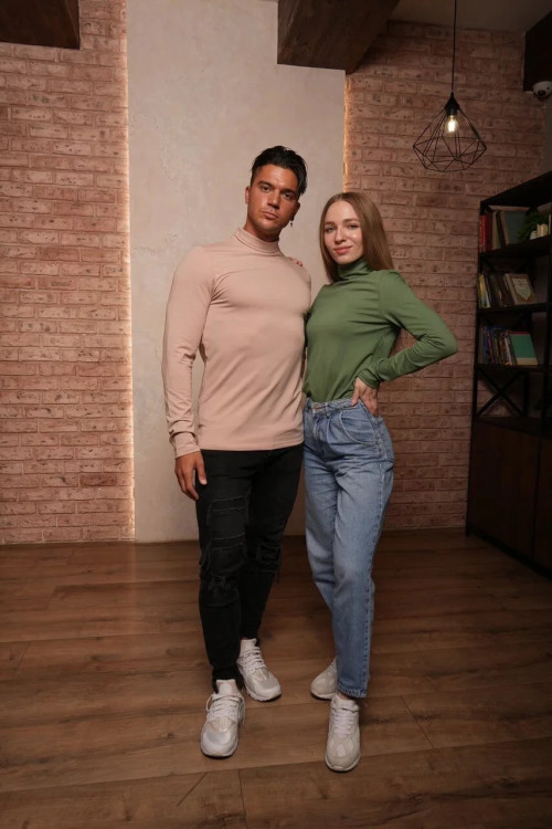 Водолазка "Base" зеленая