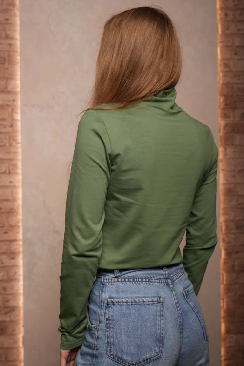 Водолазка "Base" зеленая