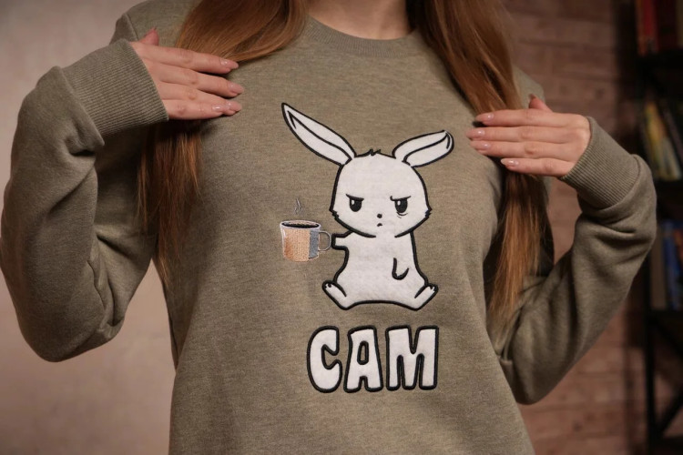 Свитшот "САМ" оливковый