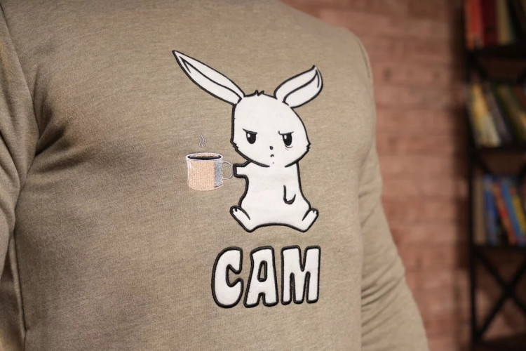 Свитшот "САМ" оливковый